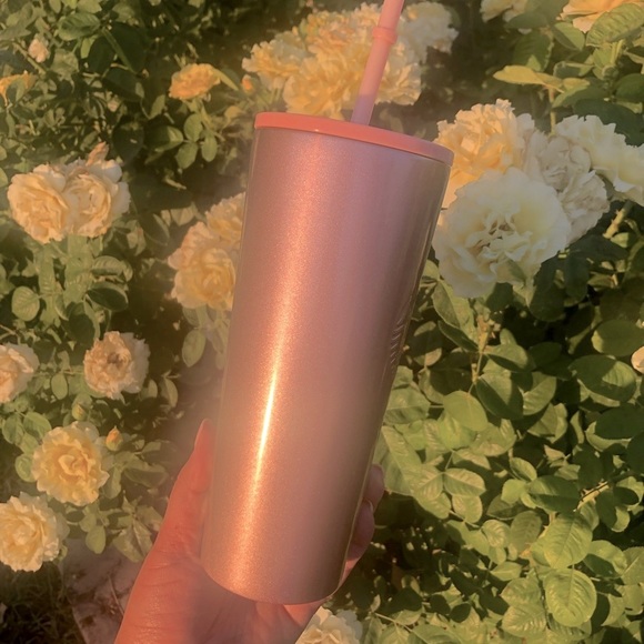 Starbucks Pink Rose Gold to Aqua Mint Turquoise Green Ombre Tumbler - Picture 4 of 6